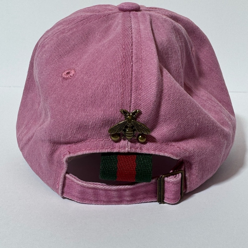 Brand New Traditional Monogram Gucci Upcycled Ball Cap - Picture 2 of 6